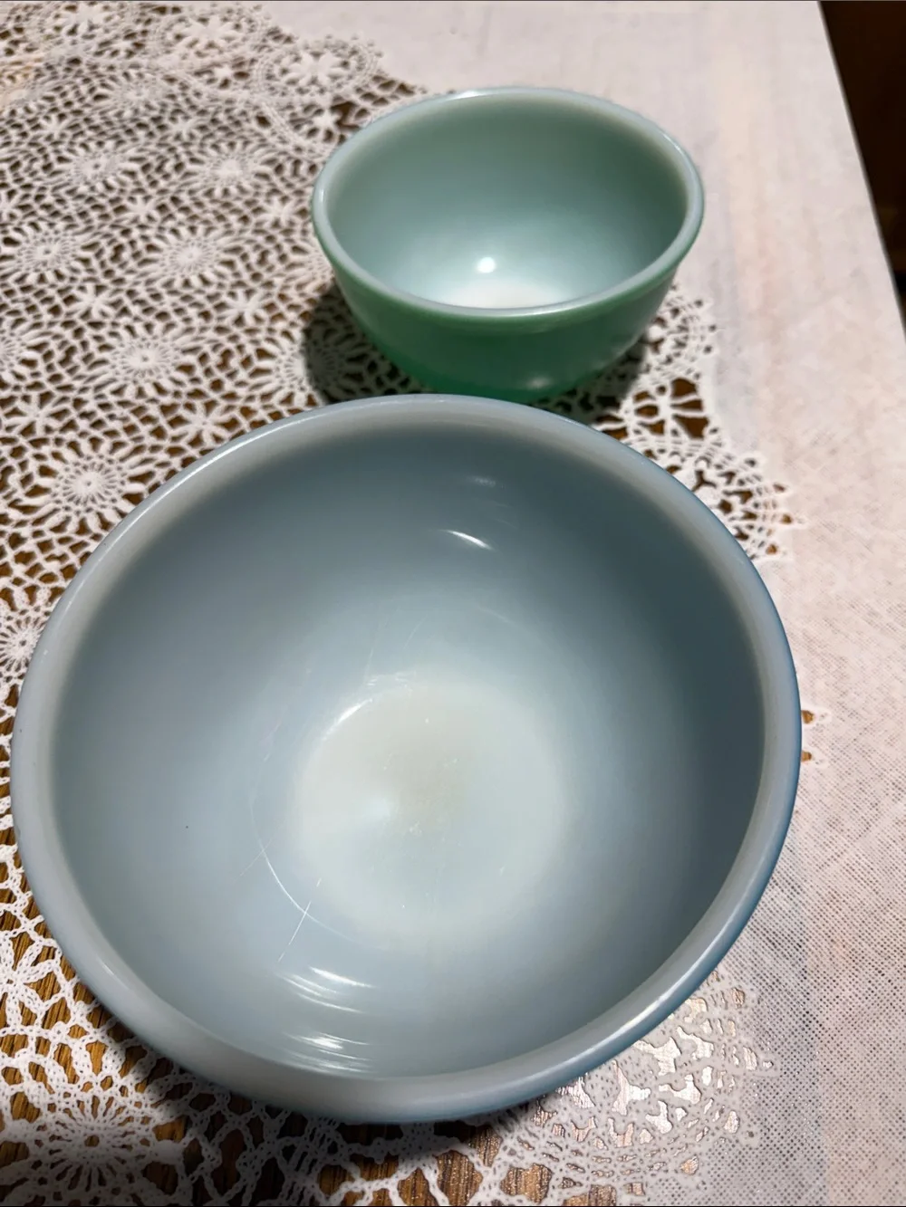 Vintage Fire king Primary Mixing bowls set